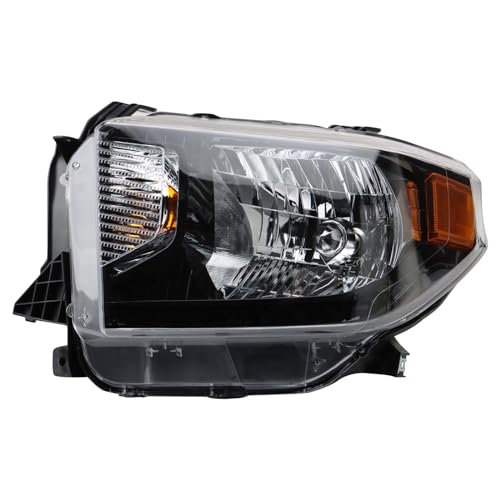Image of TRQ Driver Side Headlight Assembly Compatible with 2015-2017 Toyota Tundra TRD Pro TO2502235