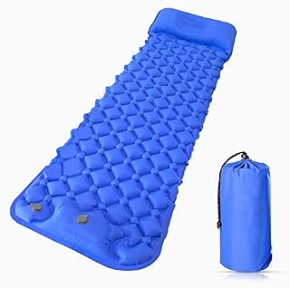 FUFAN Sleeping Mat Inflatable Camping Mattress - Self Inflating Camp Sleep Roll Air Pad Waterproof Exped sleeping Roll Up Bed Single for Outdoor Travel Backpacking