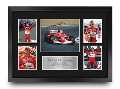 HWC Trading FR A3 Michael Schumacher Exhibición Firmada Impresa De La Presentación Del Autógrafo De Los Regalos Para Los Fans Que Compiten Con De La Fórmula 1 De F1 - A3 Enmarcado | Ya disponible en tu tienda friki favorita! En mundofriki.es! HWC Trading FR A3 Michael Schumacher Exhibición Firmada Impresa De La Presentación Del Autógrafo De Los Regalos Para Los Fans Que Compiten Con De La Fórmula 1 De F1 - A3 Enmarcado | Ya disponible en tu tienda friki favorita! En mundofriki.es!