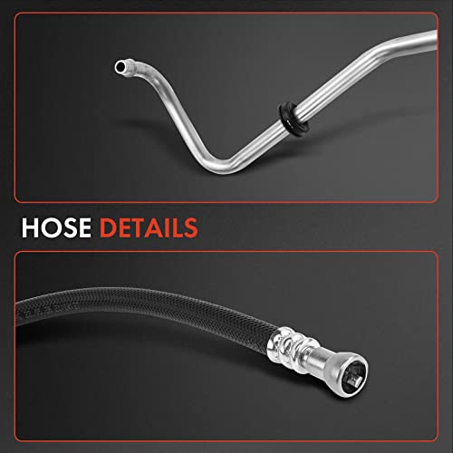 A-Premium Automatic Transmission Oil Cooler Line Hose Assembly Compatible With Dodge Durango 2005-2009 Chrysler Aspen 2007-2009 4.7L 5.7L #TOP4