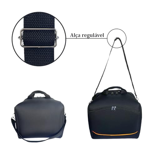 Case Capa bolsa para Jbl Partybox Encore e Essential Com Bolso Espaçoso E Alça Transporte Aveludado