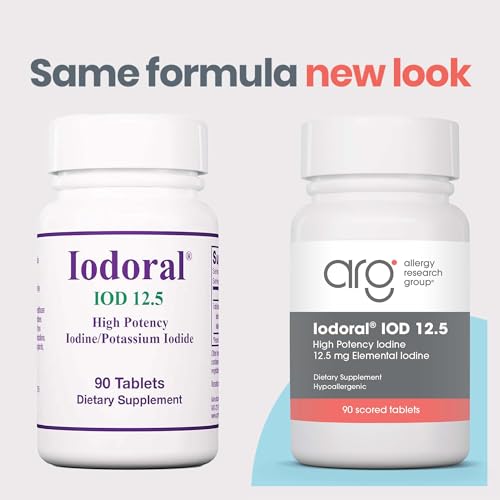 Optimox Iodoral 12.5 mg Supplement - Iodine Supplement, Thyroid Support for Women and Men, Lugol Solution Pills, Potassium Iodide Tablets, Daily Mineral Complex - 90 Count - Thumbnail 3