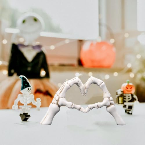 White Halloween Heart Hands  - image 4