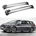 Dachträger aus Aluminium Dachträger-Querstangen für Hyundai i40 Estate 2011-2020 2 Stücke