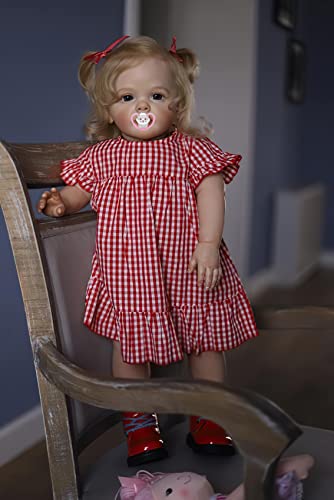 Muñeca realista Terabithia 60 cm con cuerpo suave miniatura 1