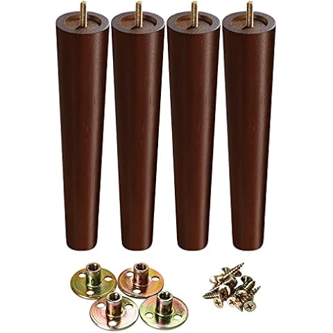 12 Inch Round Solid Wood Furniture Legs Cover