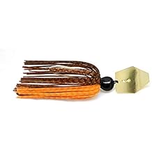 Z-MAN Chatter Bait, 3/8 oz, Orange/Brown