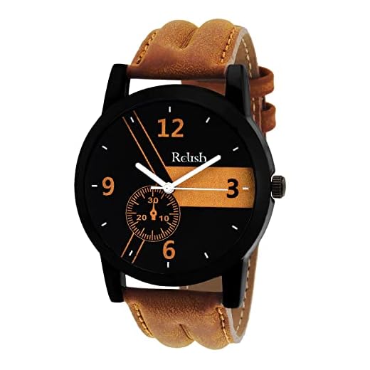 Relish Analog Men's Watch (Brown)