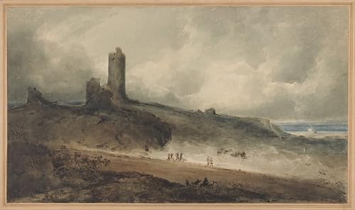 Peintures Château d'Aberystwyth par Sell Cotman pour l'ambiance cosy de la chambre