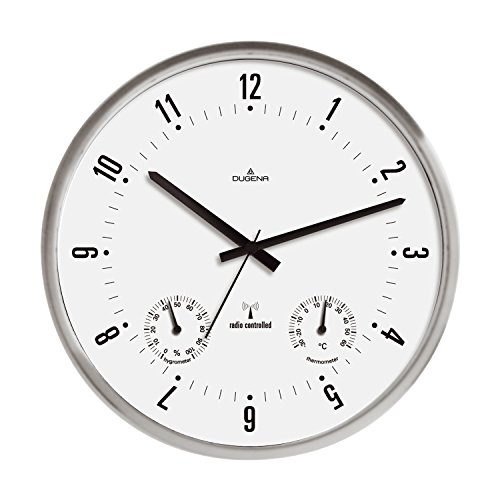 Dugena Funk Wanduhr Analog Quarz 4277430