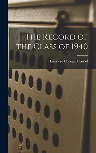 The Record of the Class of 1940