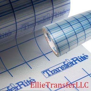 6" by 30' Transfer Paper Tape w/Grid, Craft Cutters, Cricut, Cameo Self Adhesive Vinyl by Ellietransfer LLC