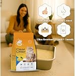 Citrrus Breeze Cat Litter – Premium Lightweight, Non-Clumping, Dust-Free Crystals for Odor Control, ScoopFree & Easy to Clean, Pretty Kitty Litter for Multi-Cat Homes