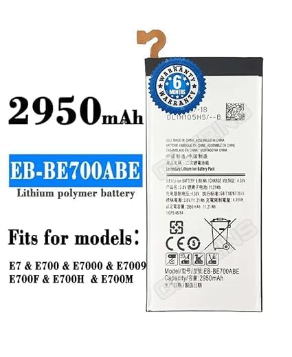 Image of Original EB-BE700ABE Battery for Samsung E7 E7000 E700F Battery with 6 Month Warranty** (HH71)
