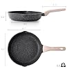 Kordisen Nonstick Frying Pan Skillet, 11 Inch Granite Cooking Pan Nonstick, Healthy and Non Toxic, Induction Compatible, PFOA Free #5