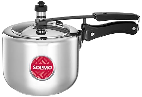 Amazon Brand - Solimo - Sleek Stainless Steel Induction Bottom Pr...