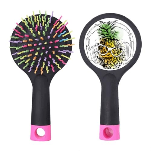 Casque PineFruit et brosse à cheveux coussin pour éliminer nœuds et stress