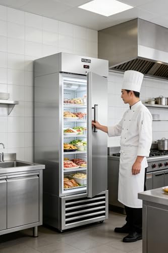 Image of 27''W Commercial Reach-in Freezer, 1 Door, 21CF, -8F to 0F