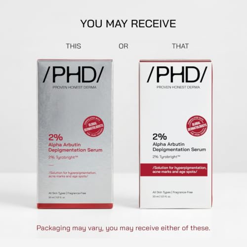 Image of /PHD / 2% Alpha Arbutin Depigmentation Serum | Alpha Arbutin for Pigmentation & Dark Spot | Pigmentation serum for Women & Men | Tyrobright, Niacinamide | Tan removal | Fragrance-Free | 30ml