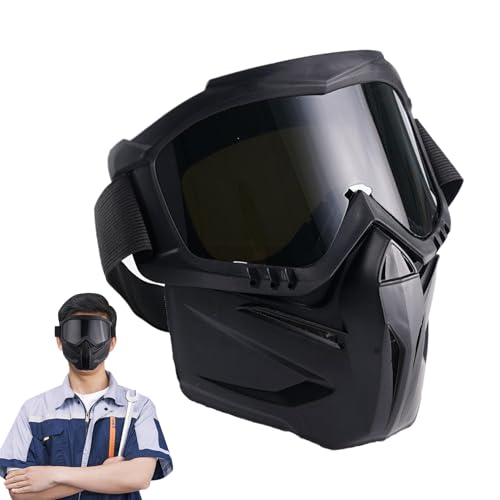 WJnflQN Casco de soldadura, capucha de soldadura, lentes de oscurecimiento automático, protección transpirable, resistente al calor, para taller, garaje, lugar de trabajo