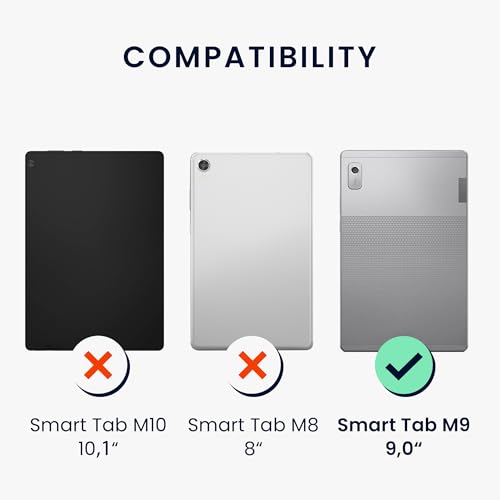 Protector de pantalla kwmobile para Lenovo Smart Tab M9 miniatura 5