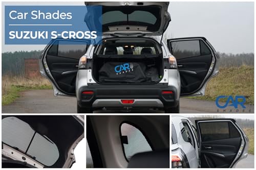 Car Shades Suzuki S-Cross 2022- | Kit pare-soleil vitre arrière sur mesure - 2
