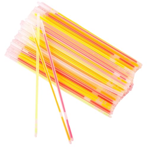 BESPORTBLE 150piezas Paquete De Decoraciones De Fiesta Que Brillan La Oscuridad Barras Luminosas De Neón Granel Pulseras Que Brillan La Oscuridad Para Fiestas De Cumpleaños