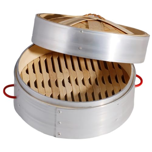 BRIGHTFUFU 1Set with Double Handles Covered Food for Dumplings Vegetables Kitchen Accessory for Home Restaurant Cooking