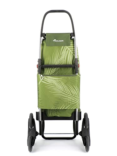 Klappbarer Einkaufstrolley Rolser I-Max Costa Rica 6 Räder Treppensteiger - Kaki – Bild 5