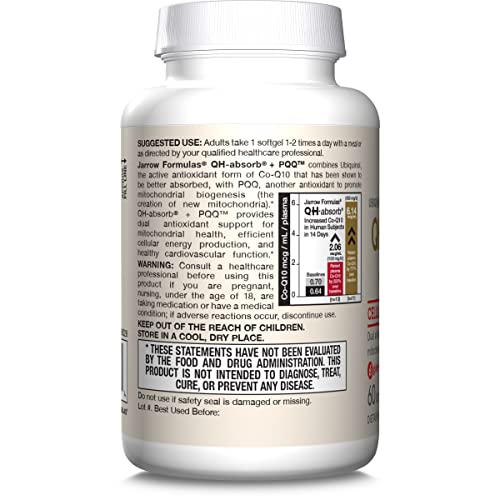 Jarrow Formulas QHPQ60 Longevity Supplement