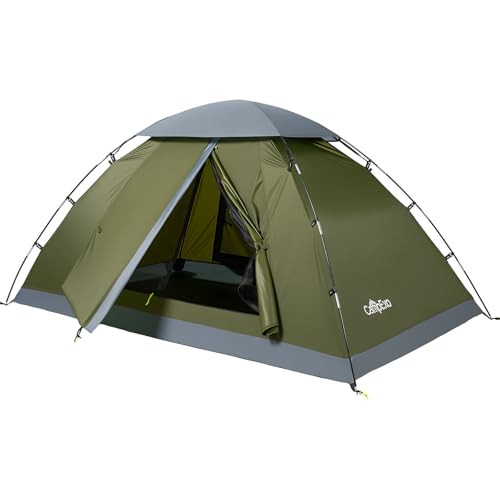 Camping Tent, 1/2 Person Tent, Lightweight Waterproof Backpacking Tent, 5-Minute Setup Outdoor Tent with Carry Bag, Idea - Detailed View