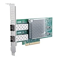 25G NIC Dual SFP28 Port Network Card with Low-Profile Bracket, with Intel E810- XXVAM2 Controller, Compare to Intel E810-XXVDA2, Support Windows Server/Freebsd/VMware, Support RDMA/PXE – Ansicht 3