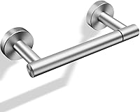Day Moon Brushed Nickel Toilet Paper Holder - Rustproof Wall Mount Modern Bathroom Roll Holder, Easy Install
