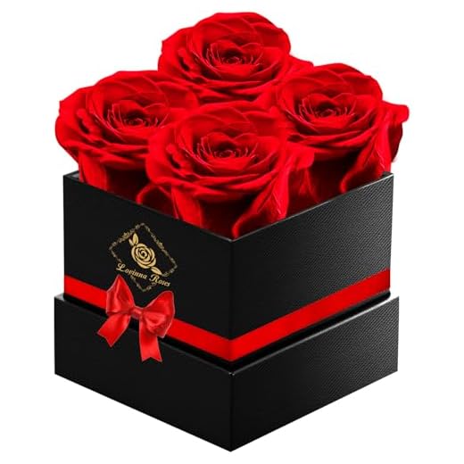 Gifts for Mom Birthday Gifts for Women Preserved Rose Forever Flower Eternal Fresh Flowers for Delivery Anniversary Mothers Day Real Red Roses for Grandma Her Wife from Daughter Valentine’s Day