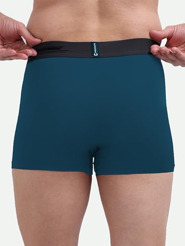 Image of Freecultr Men's Micromodal Airsoft Trunks - Anti-Bacterial, Sweat-Proof, Ultra-Soft, No Itch, No Chafing, Breathable Comfort Men's Underwear Combo Pack of 5