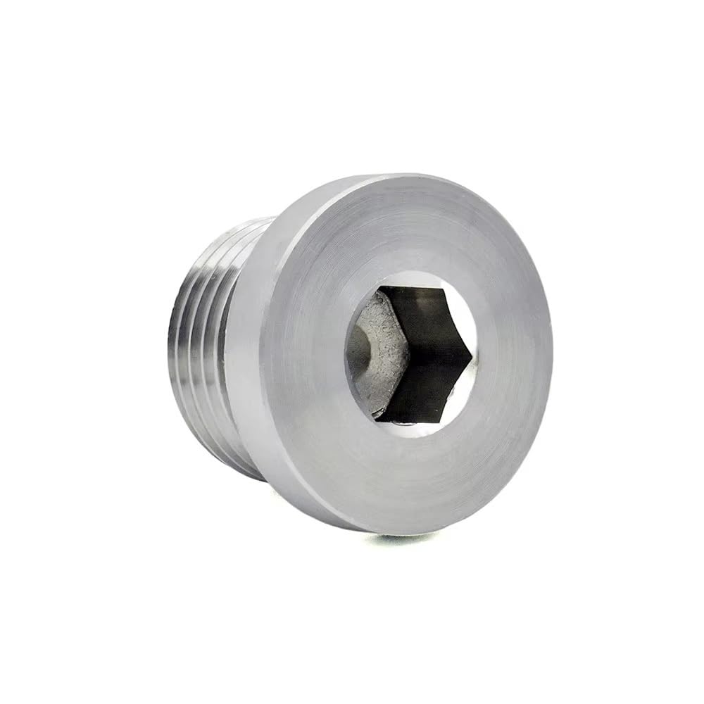 Tapón Macho De Acero Inoxidable 304, Rosca Estándar Británica, Casquillo Hexagonal, Brida Y Sello ED, Alta Temperatura For Sistemas De Agua Y Aceite(2")