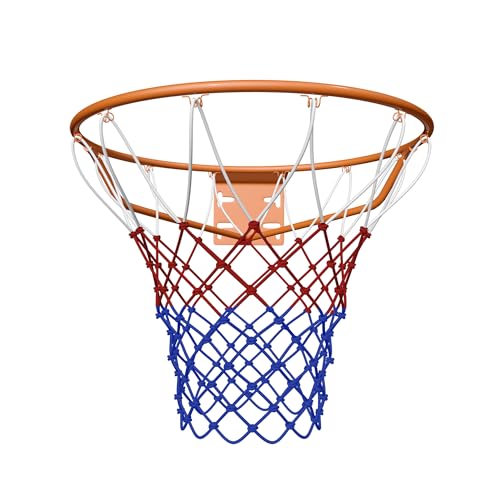 THUNDERBAY 18 inch Standard Simple Hollow Basketball Rim for Replacement or Garage Mount with All Weather Net by THUNDERBAY - Image 2