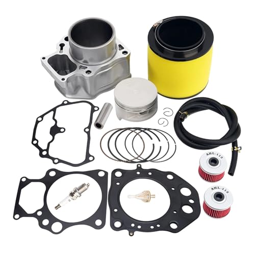 Bloque de Cilindros de 86,5 mm con Junta y Filtro de Aire para Reparación de Motor TRX 420