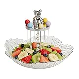 Plateau de Préparation Polyvalent : Conçu comme un plat de service à ingrédients multiples, ce plat à fruits assure une séparation hygiénique et prévient le de saveurs grâce à ses larges compartiments. Une solution pour organiser et servir repas comme pâtes, salades ou snacks en toute occasion.