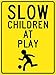 Slow Children at Play (Graphic) 24X18, 080 Hip REF Alum
