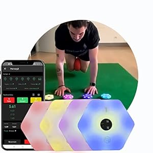 QUELINGSPORT 【queling】 ReactionX Reaction Training Light lamp Speed Agility Response Equipment Basketball Boxing fencingPhysical Rehabilitation of Flash Reflex traing System (4)