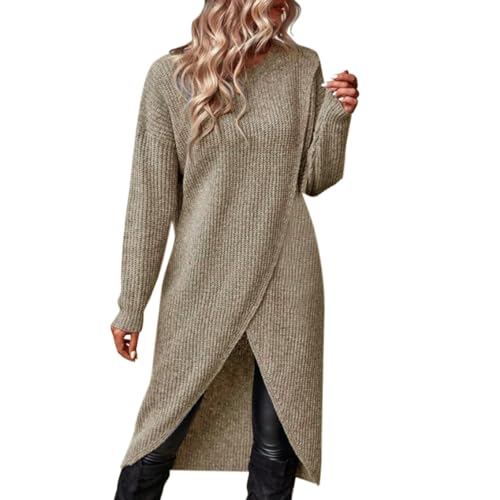 Robe élégante pull surdimensionné pour un hiver cocooning chic