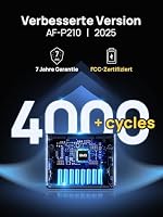 AFERIY Tragbare Powerstation 2400W mit 2048Wh Lifepo4 P210(4800W Peak) – Ansicht 3
