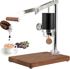 Eiwitany Manual Espresso Maker with 0-20 Bar Gauge