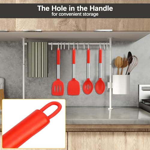 Cuillère en silicone résistant à la chaleur pour poêles et plats - 6