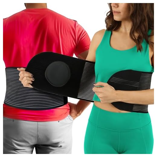 Hernia Belt for Men and Women - Abdominal Binder For Umbilical Hernias & Navel Belly Button Hernias With Compression Pad For Hernia Support and Stomach Hernia Brace Pain Relief