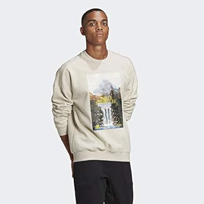 Adidas sportswear mountain graphic sweatshirt Clearance