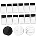 Ciieeo 12pcs Sampling Bottles with Cap for Easy Pouring and Observation Refillable Bottles for Lab Home Travel and Industry Use