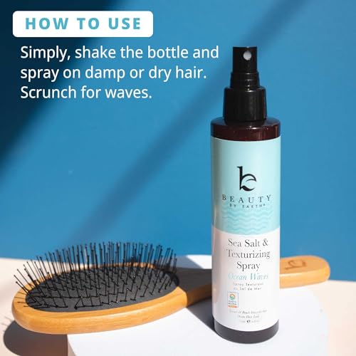 Beauty By Earth SESALTSPRY Sea Salt Spray For Textured Beach Waves & Volume - Usa Made With Organic Ingredients, Texturing & Volumizing Spray For Fine Hair thumb #6