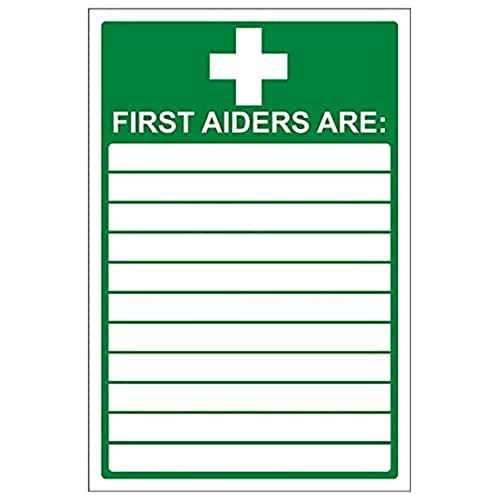 Image of Eco Friendly First Aid General - First Aiders Are - 200 X 300mm